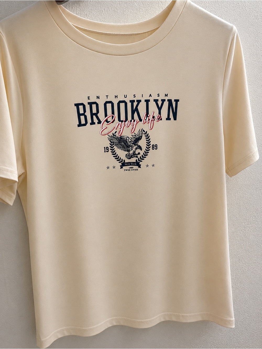 Brooklyn Graphic Tee - Cream